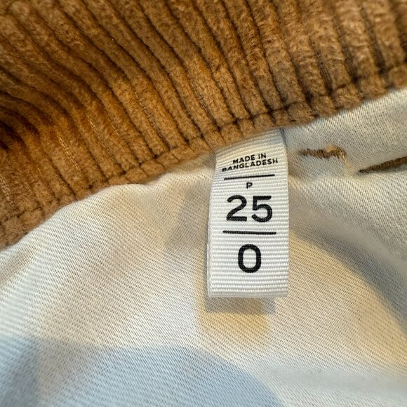 LOFT Straight Corduroy Pants – Perfect Camel Tan – Size 25P (0P) - Picture 6 of 6